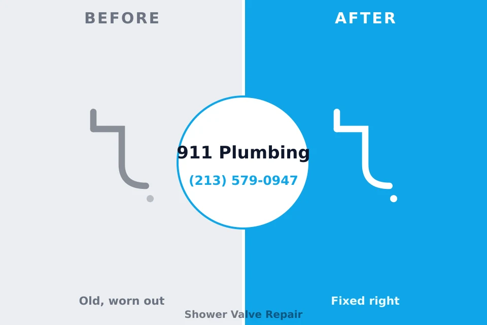 Before and after: plumbing repair Haverhill, FL